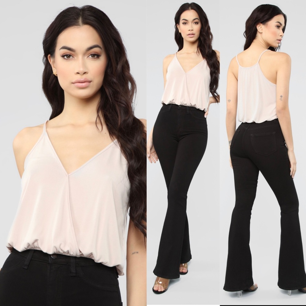Cropped spaghetti top
